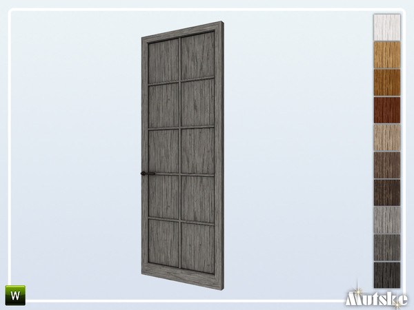 Sims 4 — Leeds Door Privat Deco by Mutske — Part of the construtionset Leeds. Made by Mutske@TSR.