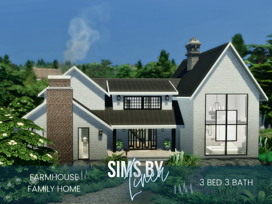 The Sims Resource Farmhouse Family Home, How To Make Your House Farmhouse