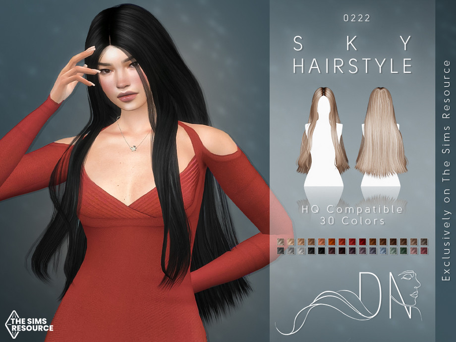 The Sims Resource - Sky Hairstyle