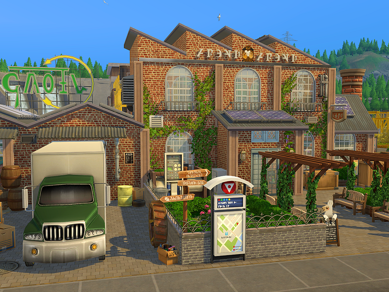 The Sims Resource - Fruit Juice Factory - no CC