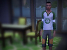 Sims 4 — Dartmouth Hockey Shirt by FleshyMonkey — A long-sleeve shirt in the style of the Dartmouth University hockey