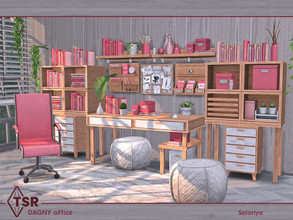 Sims 4 — Dagny Office by soloriya — A set of furniture for your offices. Includes 10 objects: --two cabinets, --office
