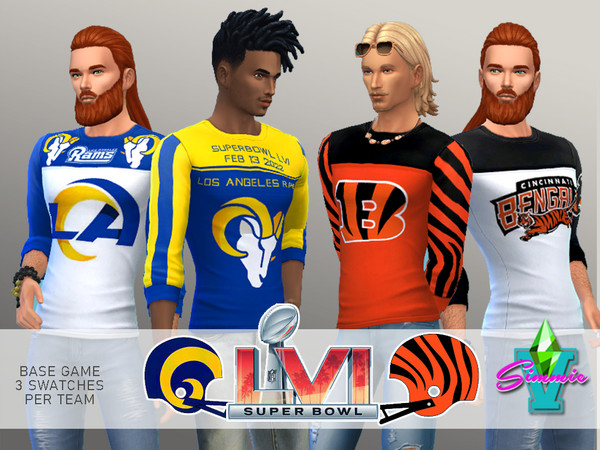 The Sims Resource - Super Bowl LVI Teez