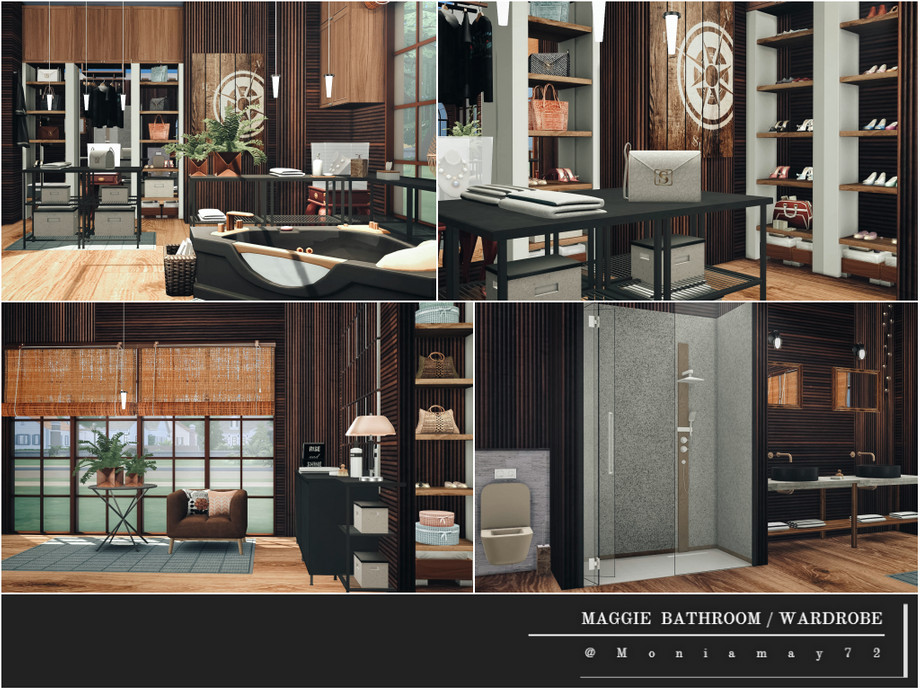 The Sims Resource - Maggie Bathroom Wardrobe CC only TSR