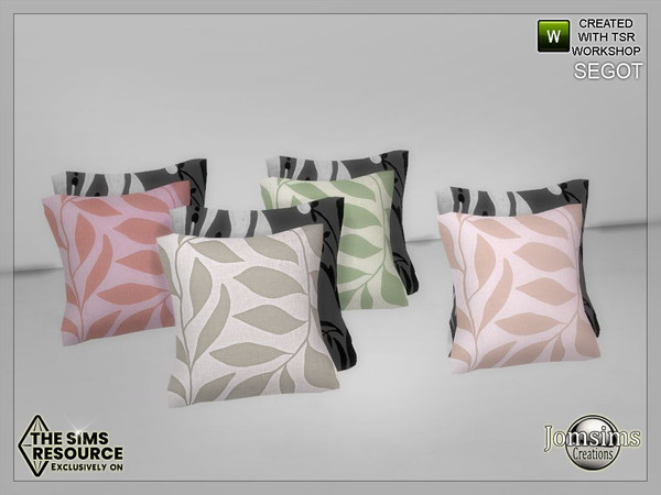 Sims 4 — Segot living room cushion chair by jomsims — Segot living room cushion chair
