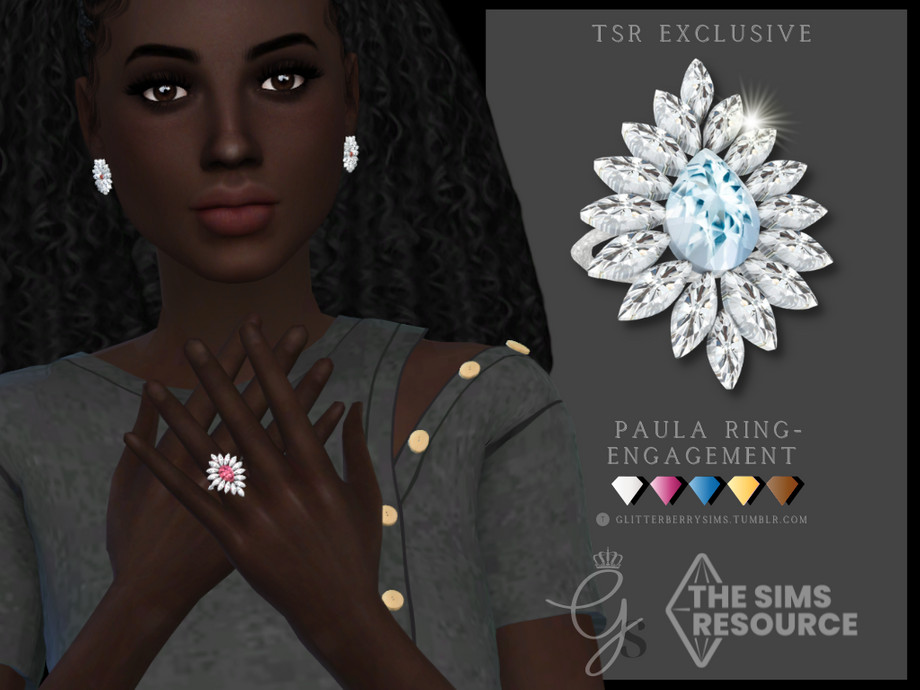 The Sims Resource - Paula Ring- Engagement Ring