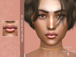 Sims 4 — [Patreon] Valuka lips preset N4 by Valuka — Mouth preset N4 for female from teen to elder.