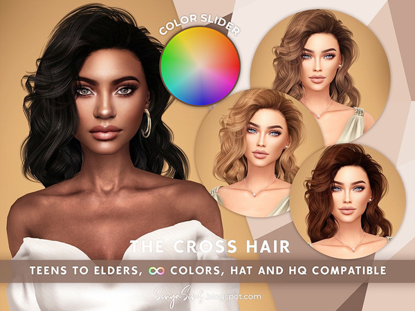Sims 4 — SonyaSims The Cross Hair COLOR SLIDER (RETEXTURE) by SonyaSimsCC — This file will make my "THE CROSS"