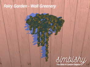 Sims 4 — Fairy Garden Wall Greenery by simbishy — Random wall greenery for your simmie fairy garden.