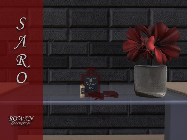Sims 4 — SAROrowan clutter by SSR99 — Perfume, sunglasses and lipstick. they come in blue, green, red, black, yellow and
