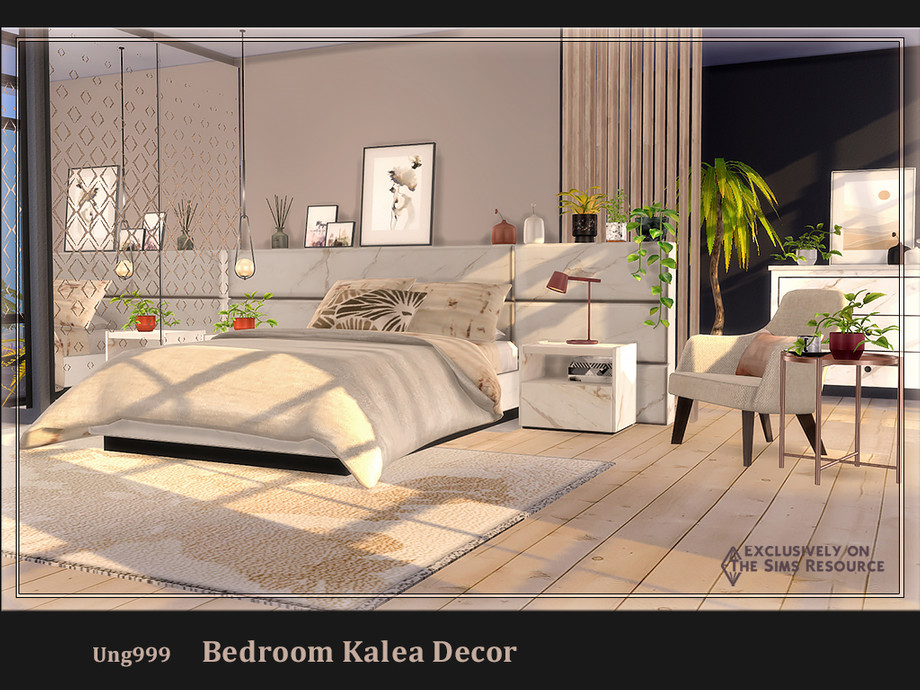 The Sims Resource - Bedroom Kalea Decor