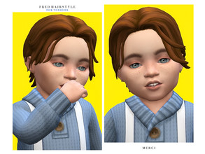 Sims 4 — Fred Hairstyle for Toddler by -Merci- — New Maxis Match Hairstyle for Sims4. -For toddler. -Base Game