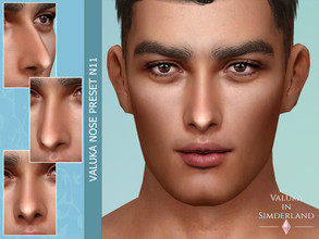 Sims 4 — [Patreon] Valuka nose preset N11 by Valuka — Nose preset N11 for female from teen to elder.
