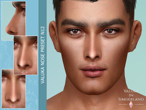 Sims 4 — [Patreon] Valuka nose preset N12 by Valuka — Nose preset N12 for female from teen to elder.