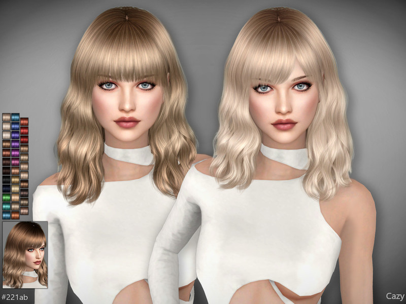 Cazy's #221 - Female Hairstyles - Set