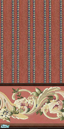 Sims 2 — Rusty Scroll - Wallpaper by Lorah — Victorian