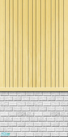 Sims 2 — Studio K BR05VWS - Pale Sun by StudioKhagerks — Part of the Brick 05 & Vertical Wood Siding series. 20
