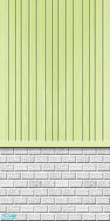 Sims 2 — Studio K BR05VWS - Leaf by StudioKhagerks — Part of the Brick 05 & Vertical Wood Siding series. 20 colors.