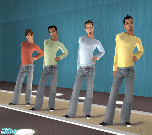 Sims 2 — Warm sweater by lueppi — That's just the right combination when it turns cold outside, but the birds are still