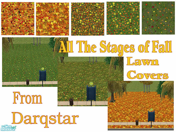 Sims 2 — The Stages of Fall by TSR Archive — Now your Sims can truly enjoy the various stages of fall with this