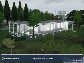 Sims 4 — Villa Bodas NoCC by Sedricia — Villa Bodas NoCC Tail's End, Brindleton Bay Full Furnished and Decorated 1 Bed