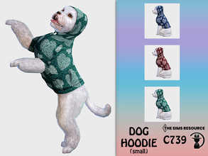 Sims 4 — Dog Hoodie C739 by turksimmer — 3 Swatches Compatible with HQ mod Works with all of skins Custom Thumbnail All