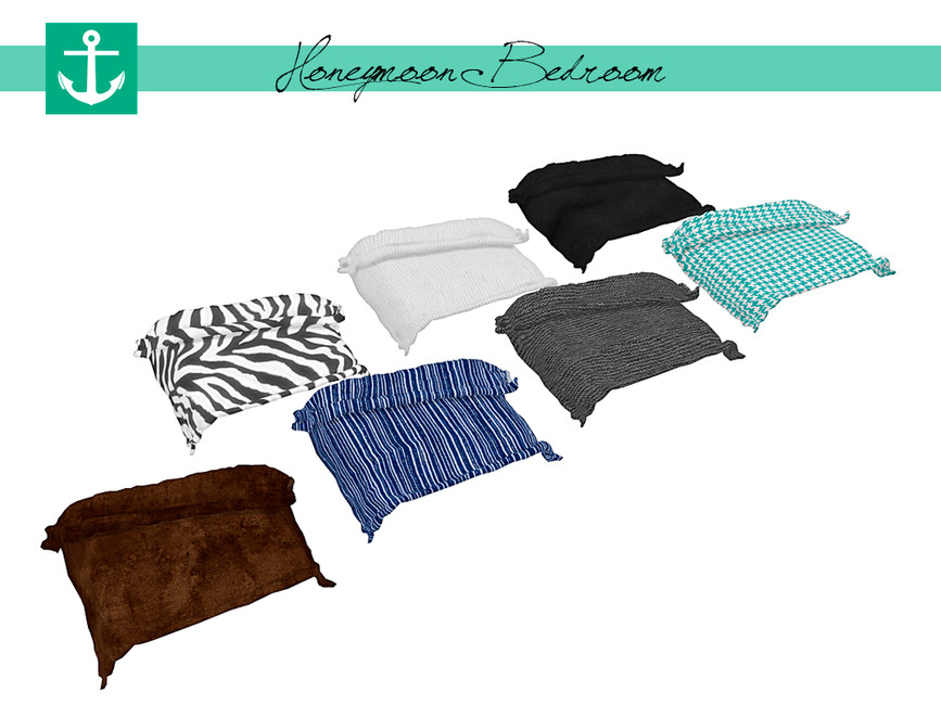 The Sims Resource Honeymoon Bedroom Blanket