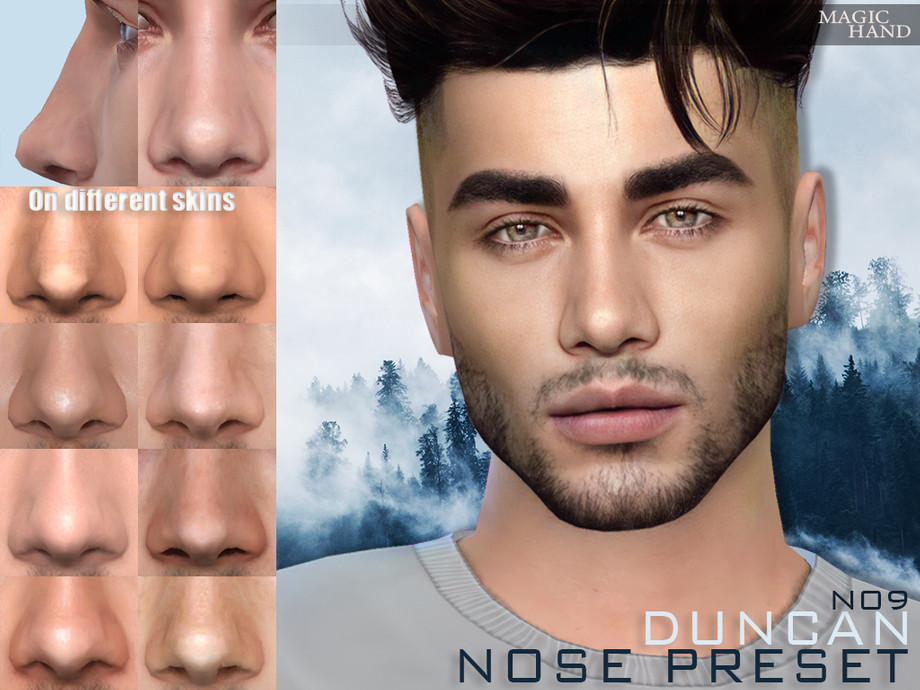 5 Nose Presets Ddarkstonee On Patreon Sims 4 The Sims