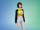 Sims 4 — Cropped Hoodie - BT21 Edition (Discover University required) by moonmanstan — Another recolor of the cropped