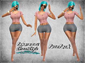 Sims 4 — Paparazzi Street Style Pose Pack by manjuelmarsims7 — Enjoy this Pose Pack! :) Perfect for every famous Sim that