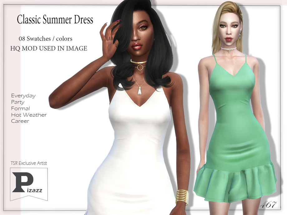 The Sims Resource - Classic Summer Dress