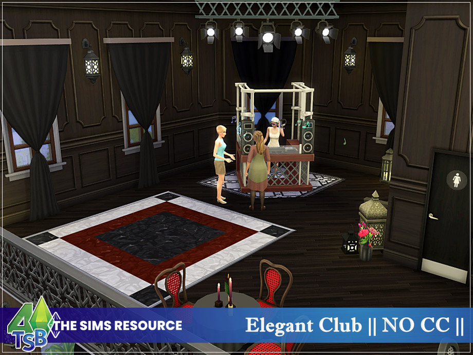 The Sims Resource - Elegant Club, NO CC