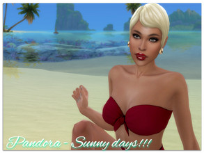 Sims 4 — Sunny days by Pandorassims4cc — Pose pack contains 6 female on the ground poses