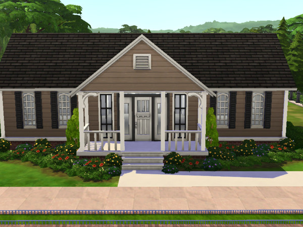 Sims 4 — Colonial Lane - NO CC Shell by newbiesimsie — I hope you loves have a wonderful and and happy Simming!