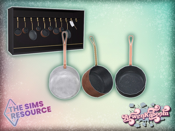 Sims 4 — Mid Century Modern Collection - Hanging Pot II by ArwenKaboom — Base game pot in 4 recolors. You can find all