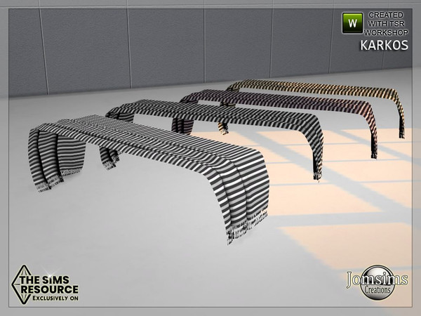 Sims 4 — Karkos blanket bed by jomsims — Karkos blanket bed