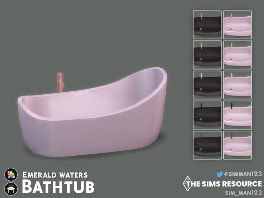 The Sims Resource Emerald Waters Bathtub