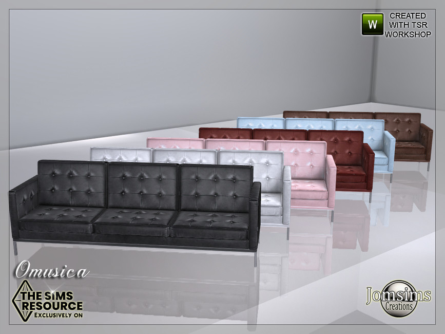 The Sims Resource Omusica sofa