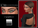 Sims 4 — SONA | Dia-Smoke Eyeshadow by ItsSona — Sul sul! Say SUL SUL for my new content! I hope u like it! - 1 Swatch -