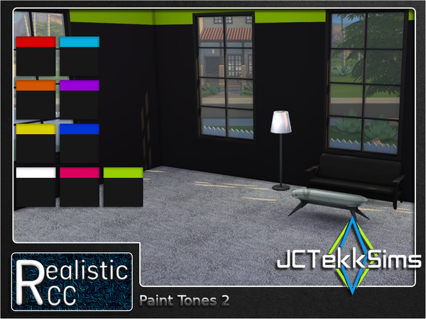 Sims 4 — Paint Tones 2 by JCTekkSims — Created by JCTekkSims