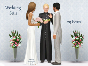 Sims 3 — Wedding Poses - Set 2 by jessesue2 — Wedding Poses Set 2 *29 poses *pose list compatible * Poses include: 1.