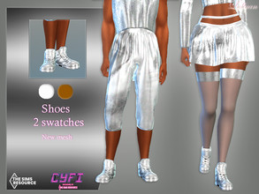 Sims 4 — Cyfi Shoes adult by LYLLYAN — Shoes adult in 2 swatches for men and women. 