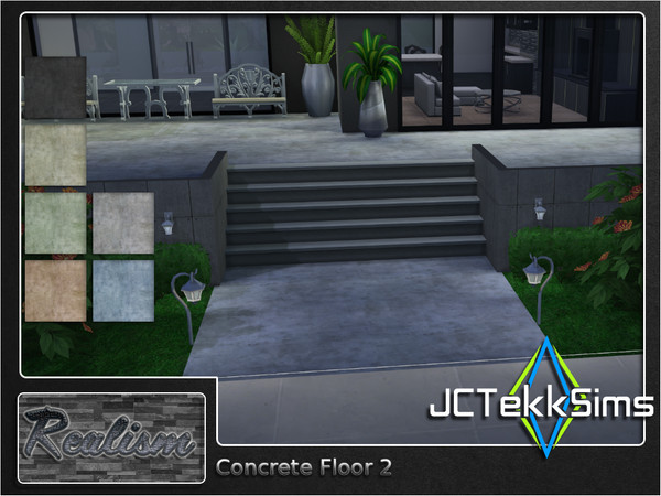 Sims 4 — Concrete Floor 2 by JCTekkSims — Created by JCTekkSims
