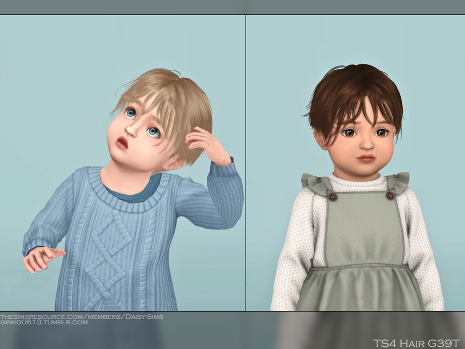 The Sims Resource - Toddler Hair G39T