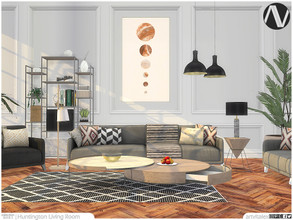 Sims 3 — Huntington Living Room by ArtVitalex — Living Room Collection | All rights reserved | Belong to 2022