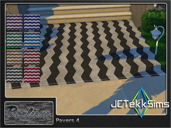 Sims 4 — Pavers 4 by JCTekkSims — Created by JCTekkSims