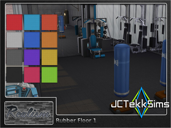 Sims 4 — Rubber Floor 1 by JCTekkSims — Created by JCTekkSims