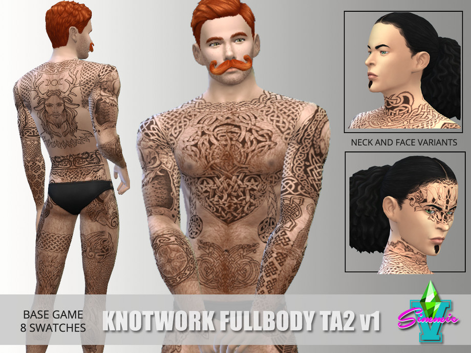 Fullbody Tattoo V3  The Sims 4 Catalog