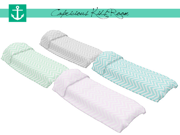 Sims 4 — Capricious Kids Room - Bed Cover by zarkus — Capricious Kids Room - Bed Cover 4 colors