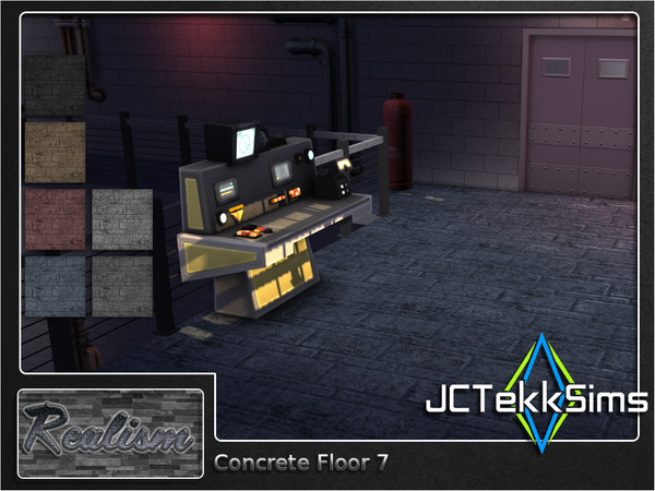 Sims 4 — Concrete Floor 7 by JCTekkSims — Created by JCTekkSims